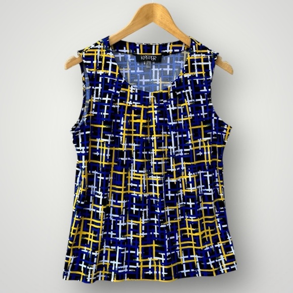 🎉5 for $40🎉 Kasper Top Blouse Shirt Size M - Picture 1 of 9